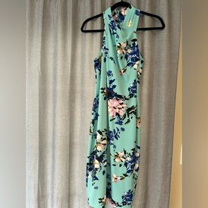 Flowery dress sleeveless